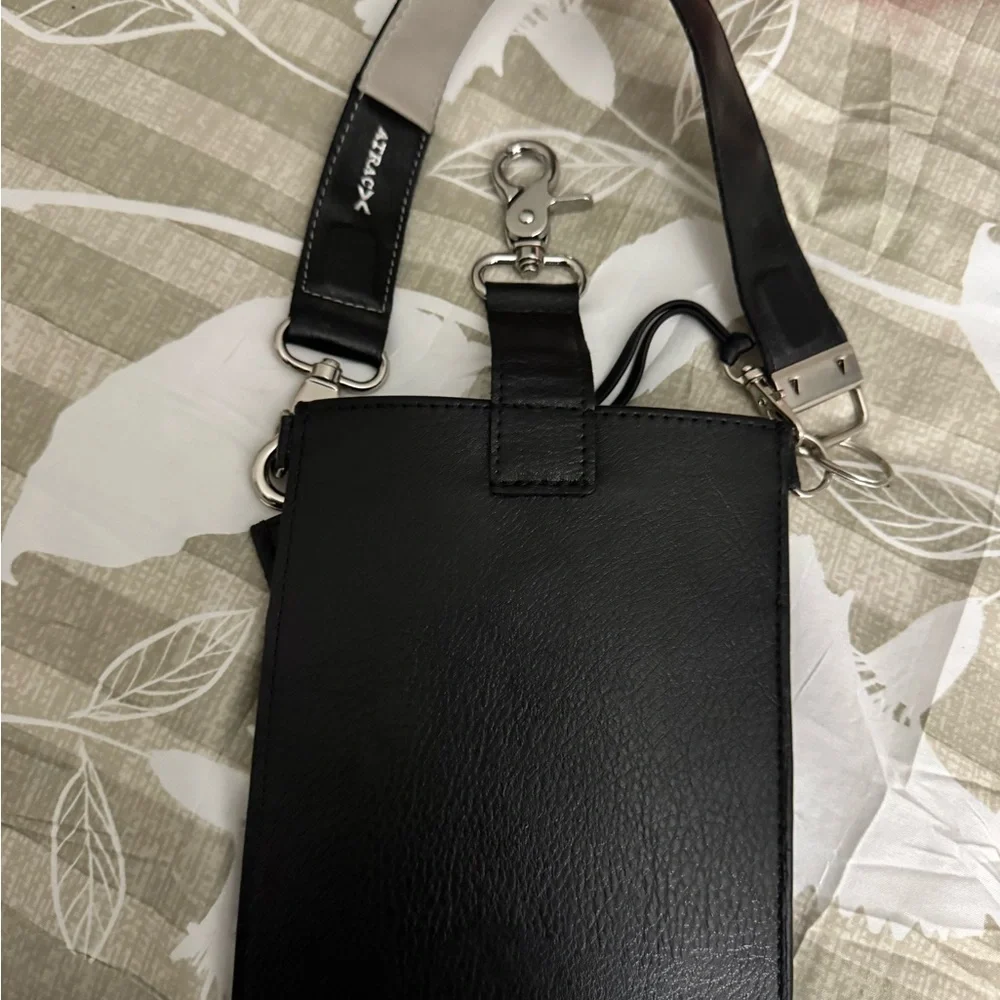 Black and Gray wristlet Bag